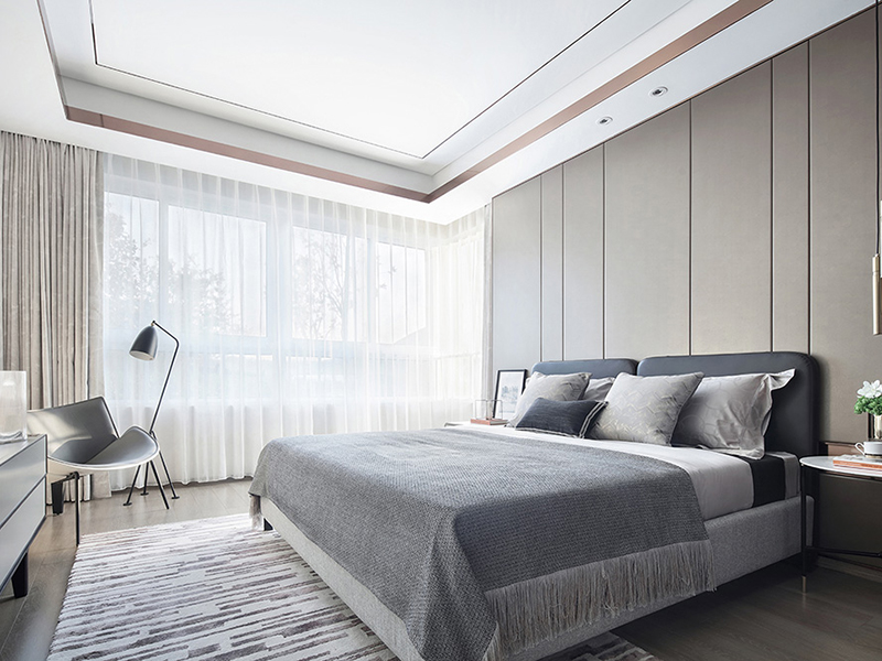 重慶金陽騎龍山莊 115平美式風(fēng)格室內(nèi)裝修 三室一廳時(shí)尚簡(jiǎn)約