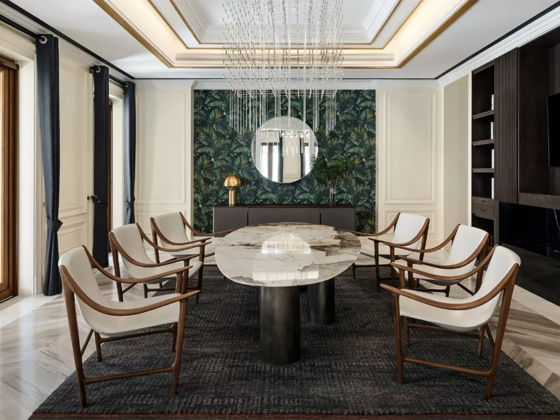 北京輕奢風格舊房屋翻新案例_北京120平米房子裝修設(shè)計方案(圖1)