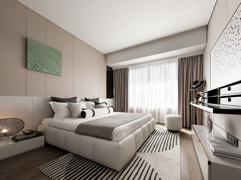 南京美式田園舊房子翻新案例_南京86平米房子裝修設計方案(圖1)